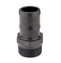 Poly MPT  to Hose Barb Fitting