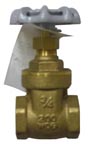 3/4in. Brass Gate Valve 